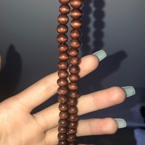 Long Beaded necklace, matches anything!!
